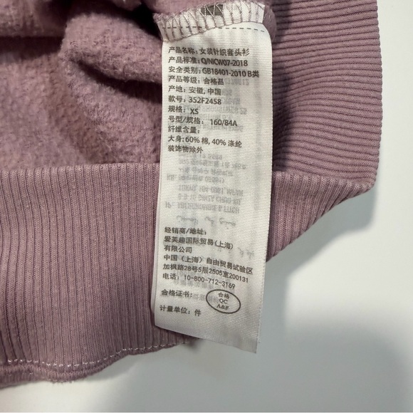 Hollister Womens Light Purple Crewneck Sweatshirt Size XS - Picture 4 of 12